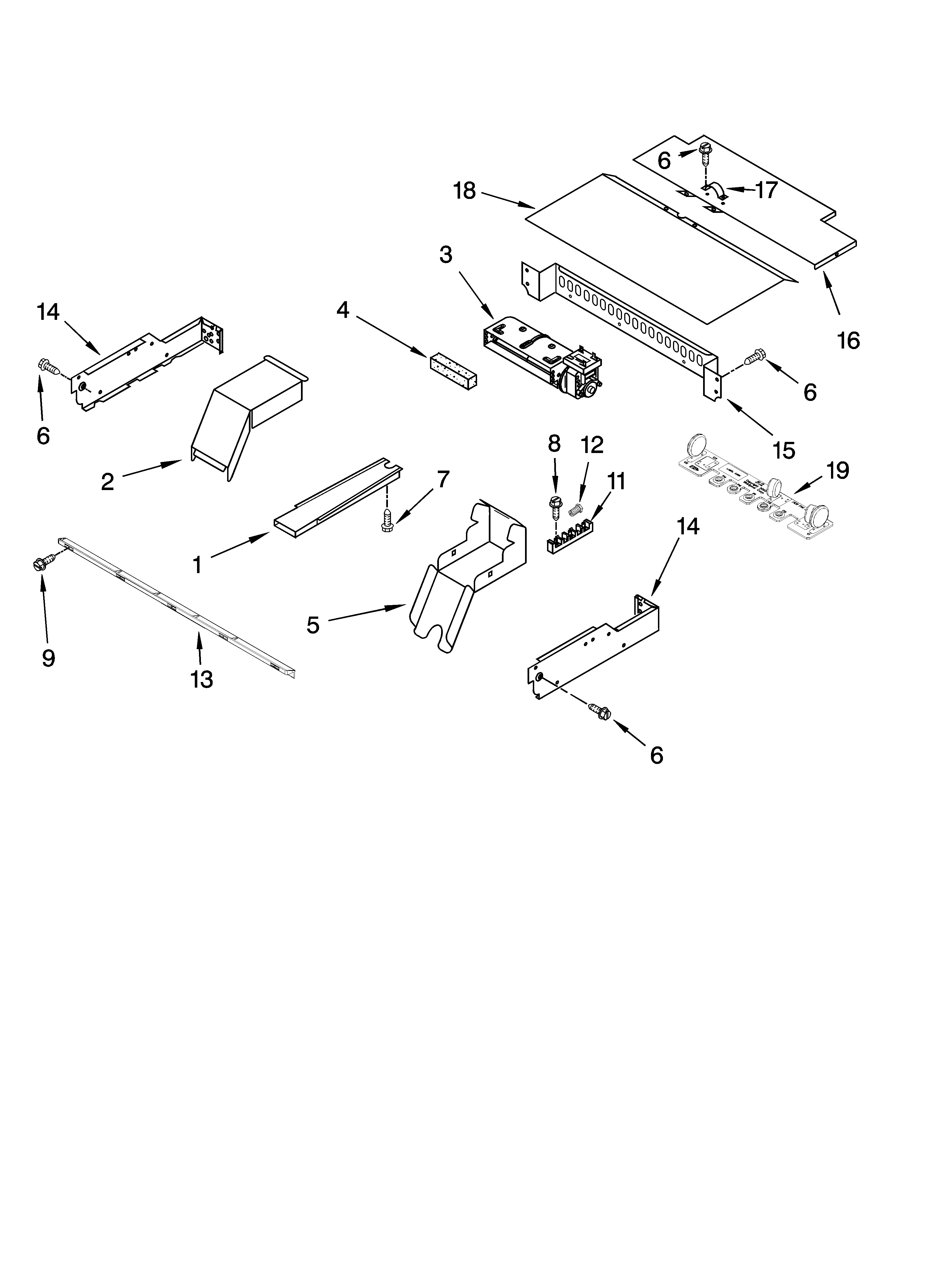 Whirlpool RBS275PRS02 top venting parts, optional parts diagram