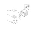 Whirlpool GBS277PRQ03 internal oven parts diagram