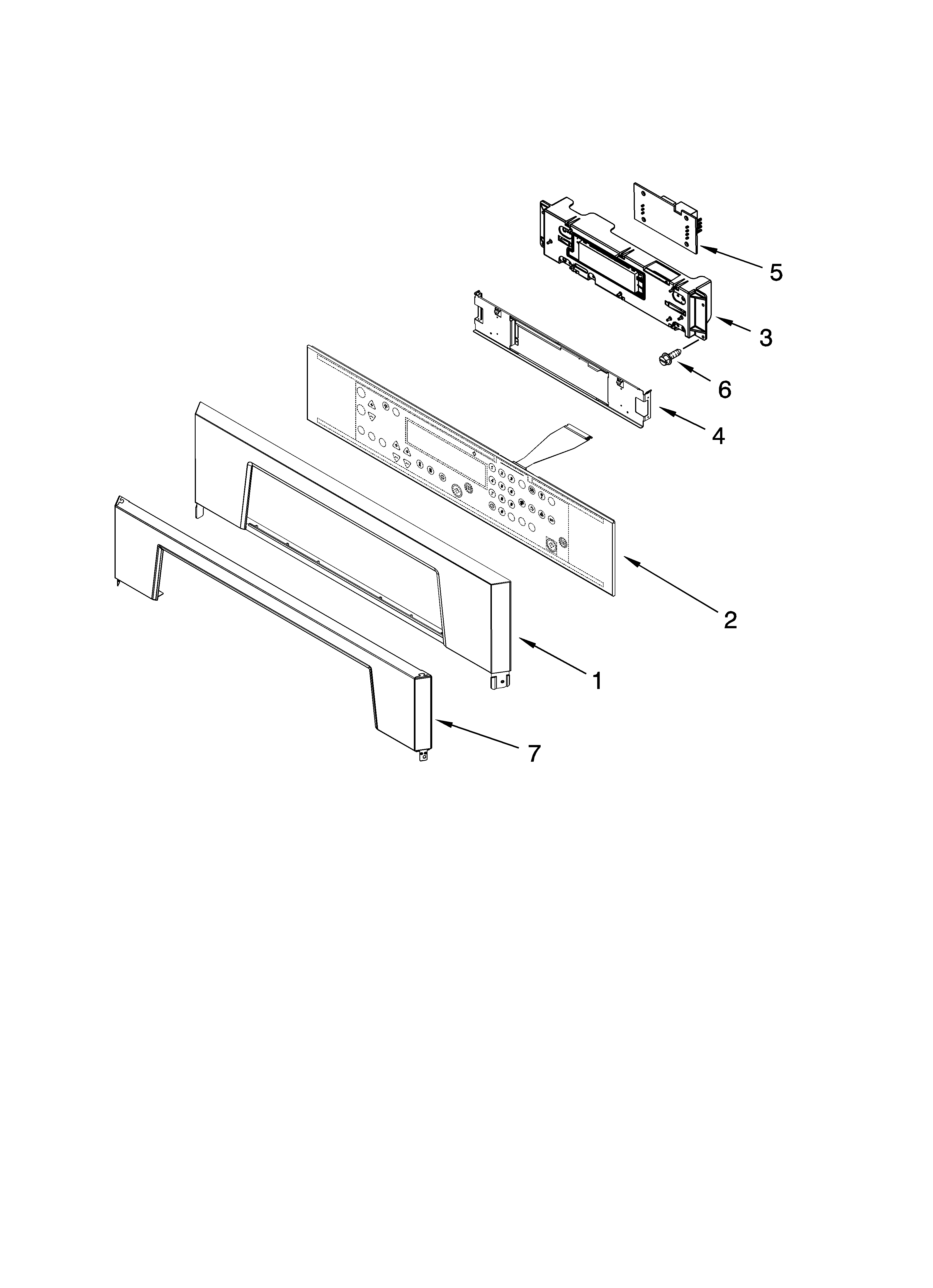 Whirlpool RBD275PRS02 control panel parts diagram