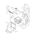 Whirlpool RBD305PRB02 upper oven parts diagram