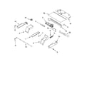 Whirlpool RBD305PRB02 top venting parts, optional parts diagram