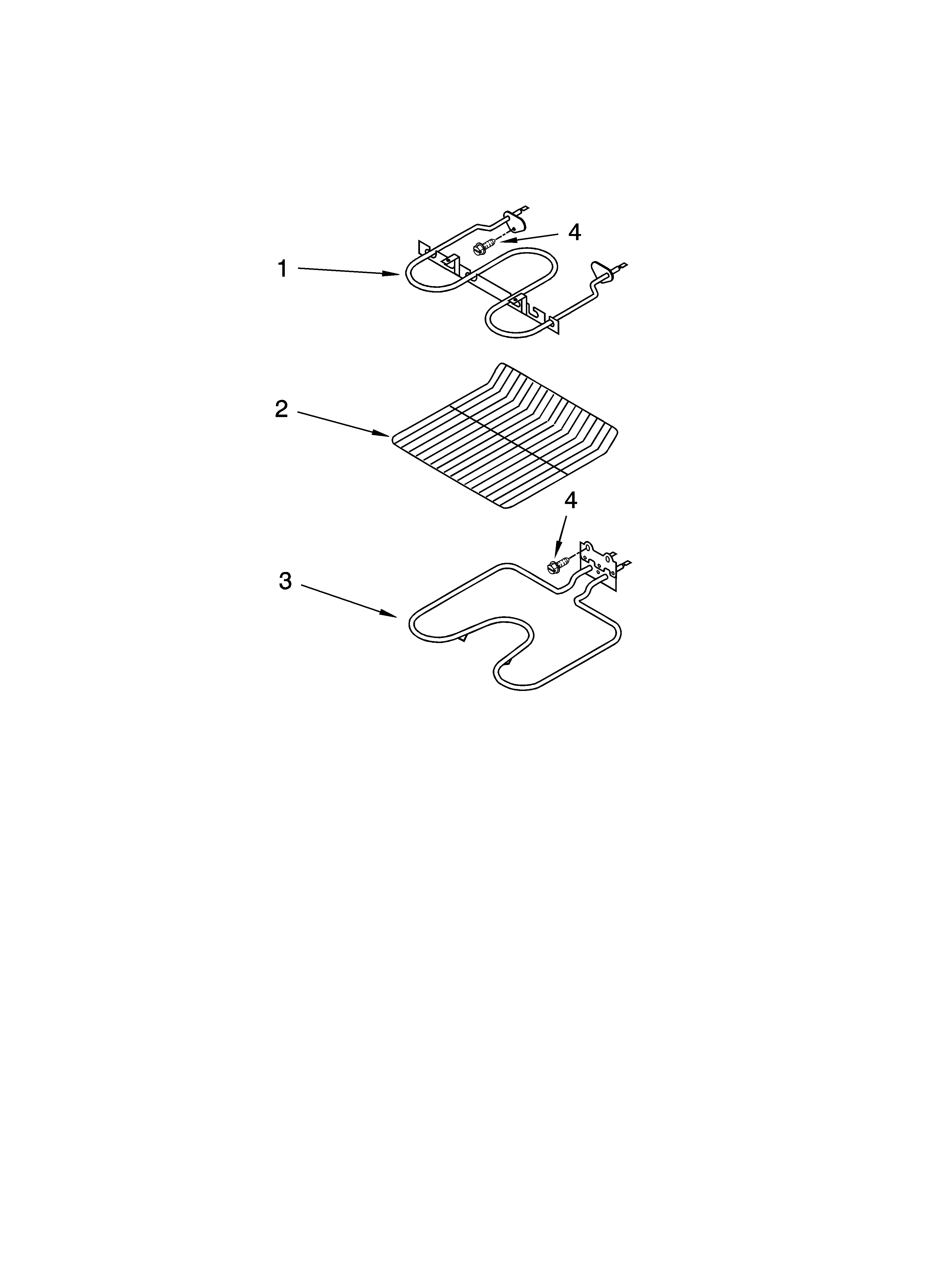 Whirlpool RBS305PRT02 internal oven parts diagram