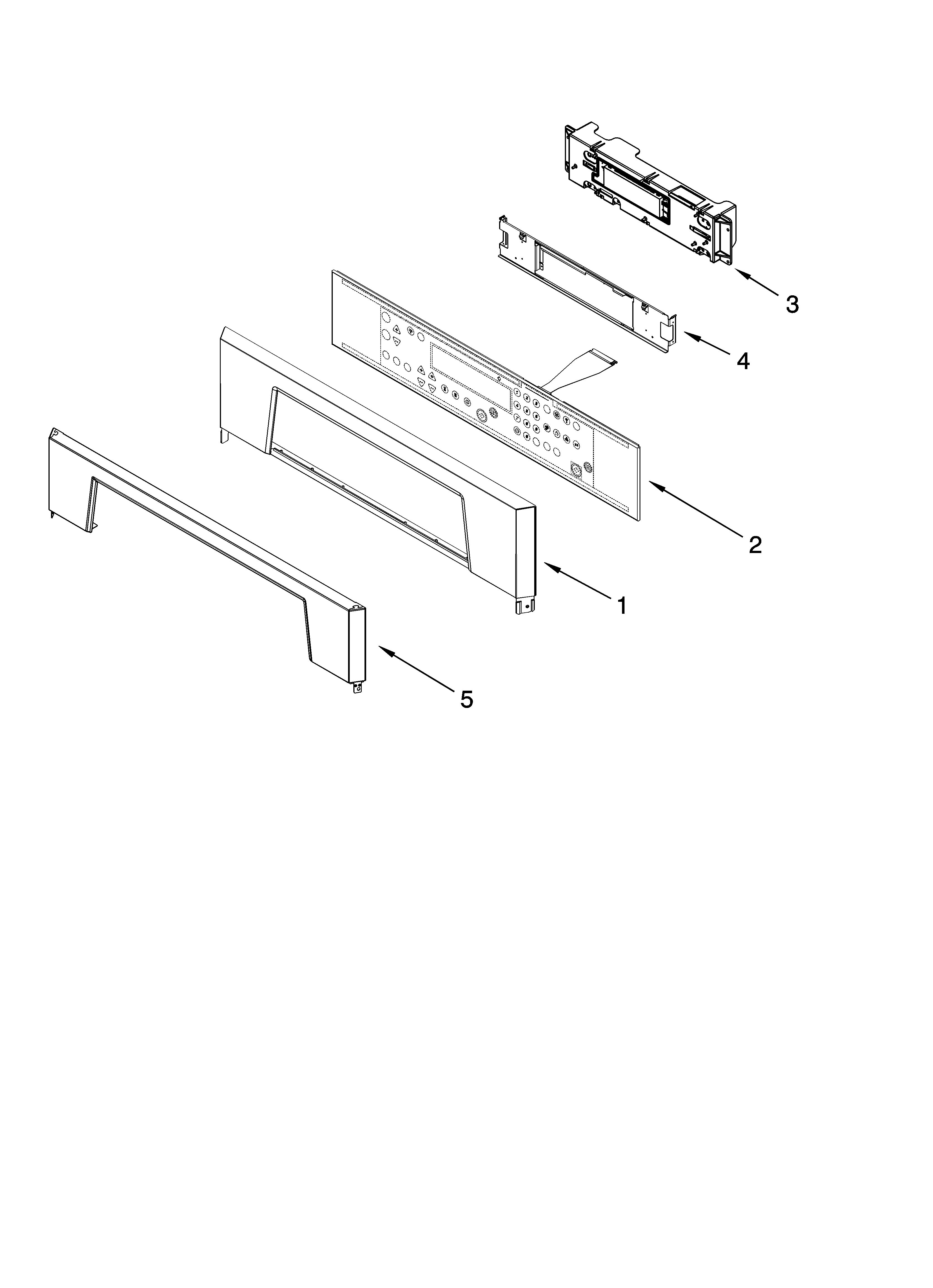Whirlpool RBS305PRT02 control panel parts diagram