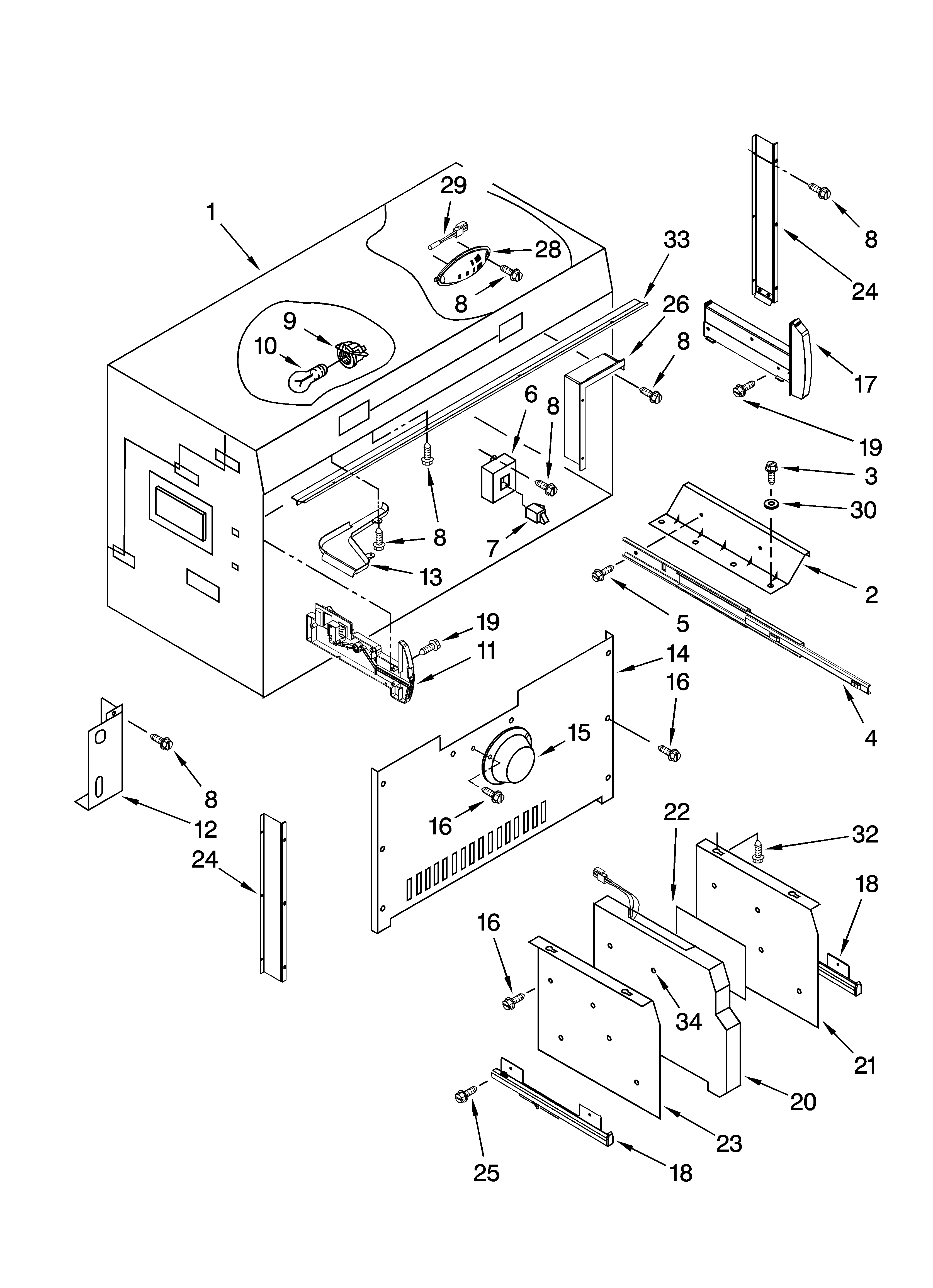 Jenn-Air JB36CXFXLB00 freezer liner parts diagram