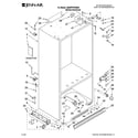 Jenn-Air JB36PPFXRB00 cabinet parts diagram