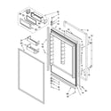 Jenn-Air JB36PPFXRB00 refrigerator door parts diagram