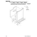 Maytag MDB6701AWB10 door and panel parts diagram