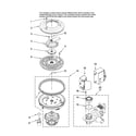 Maytag MDB6701AWB10 pump and motor parts diagram