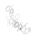 Maytag MHWZ600TE00 door and latch parts diagram