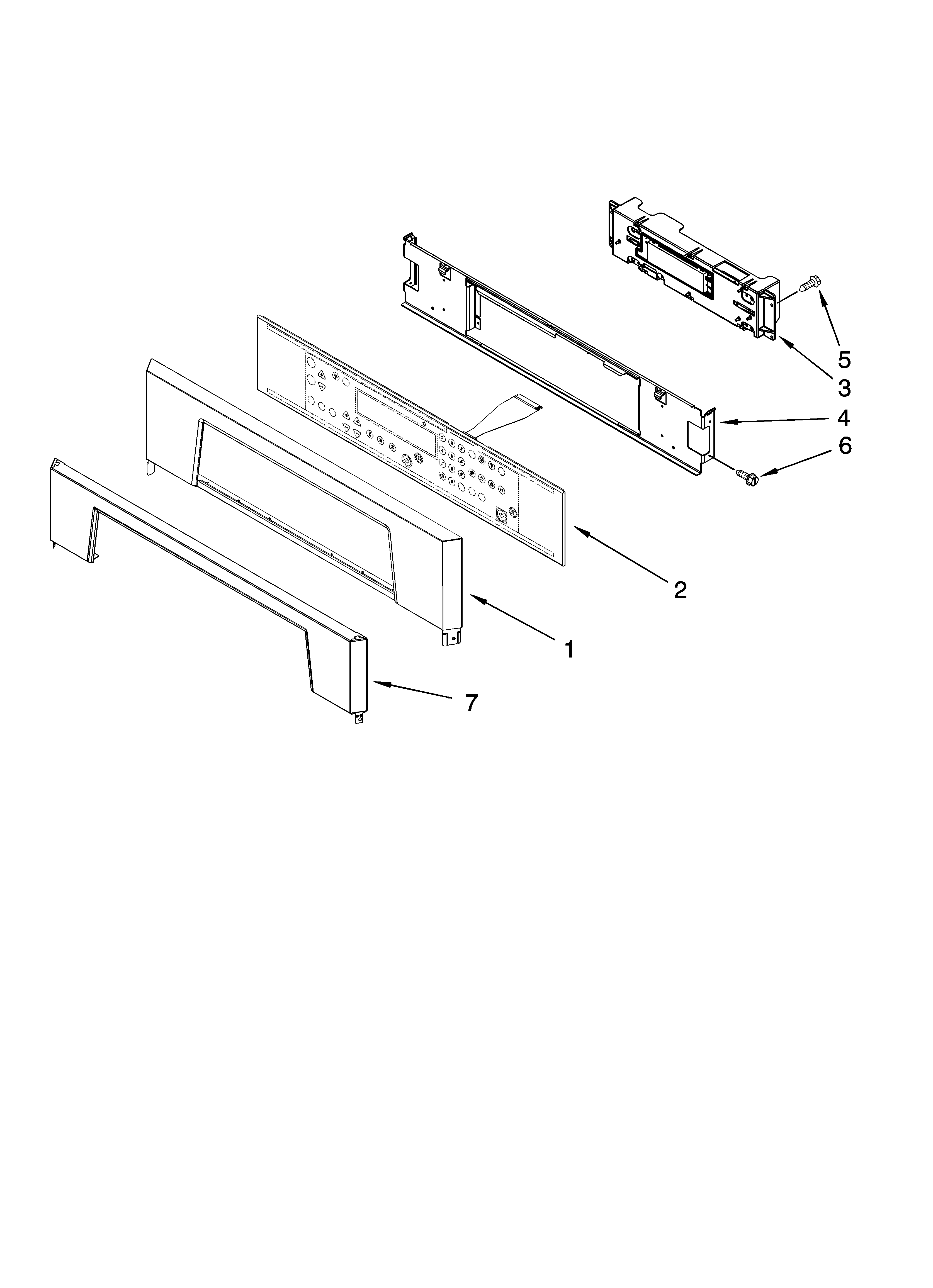 Whirlpool GBD277PRB03 control panel parts diagram