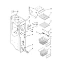 KitchenAid KSCS25MVMS00 freezer liner parts diagram