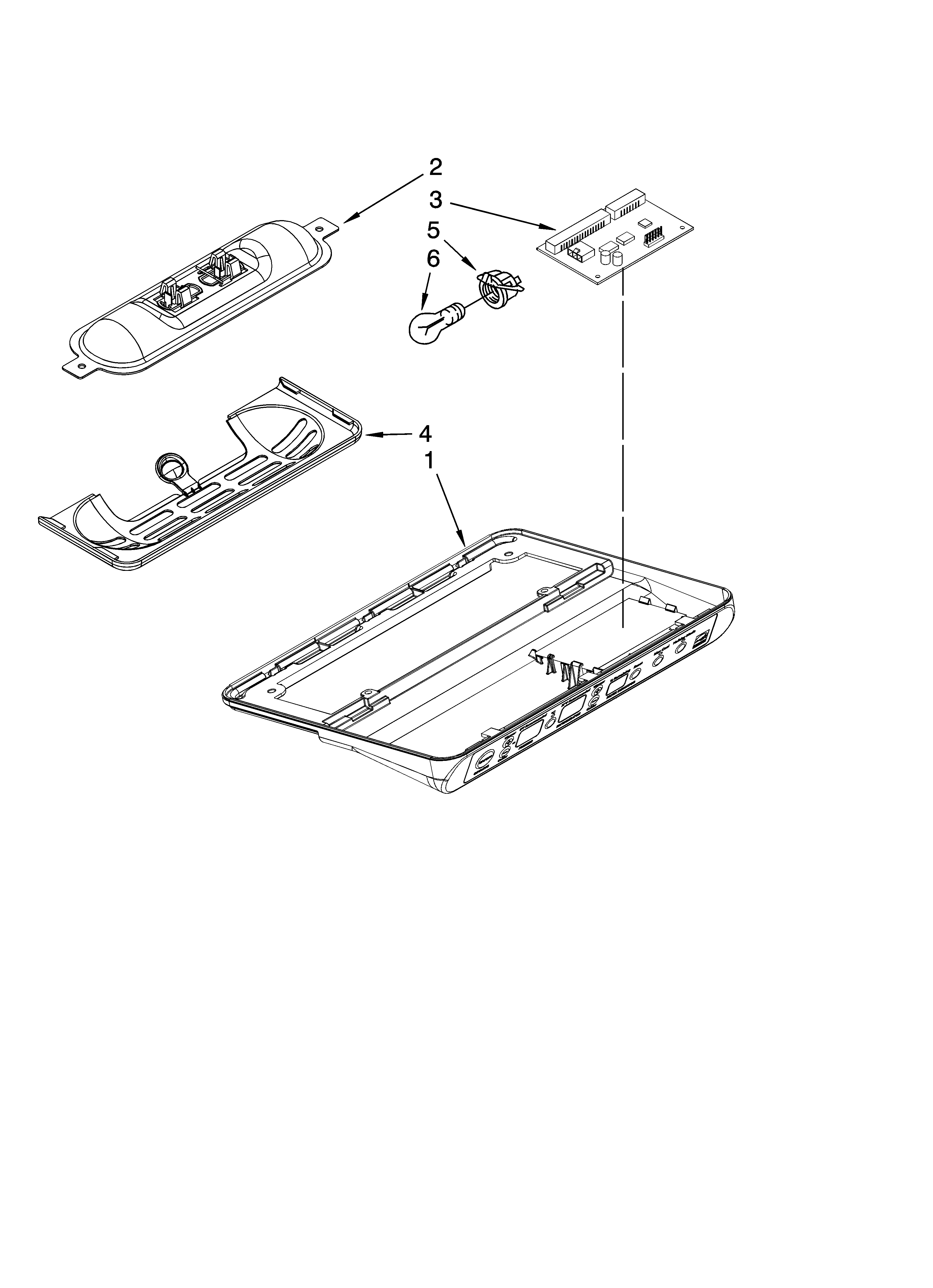 KitchenAid KSCS25MVMK00 control parts diagram