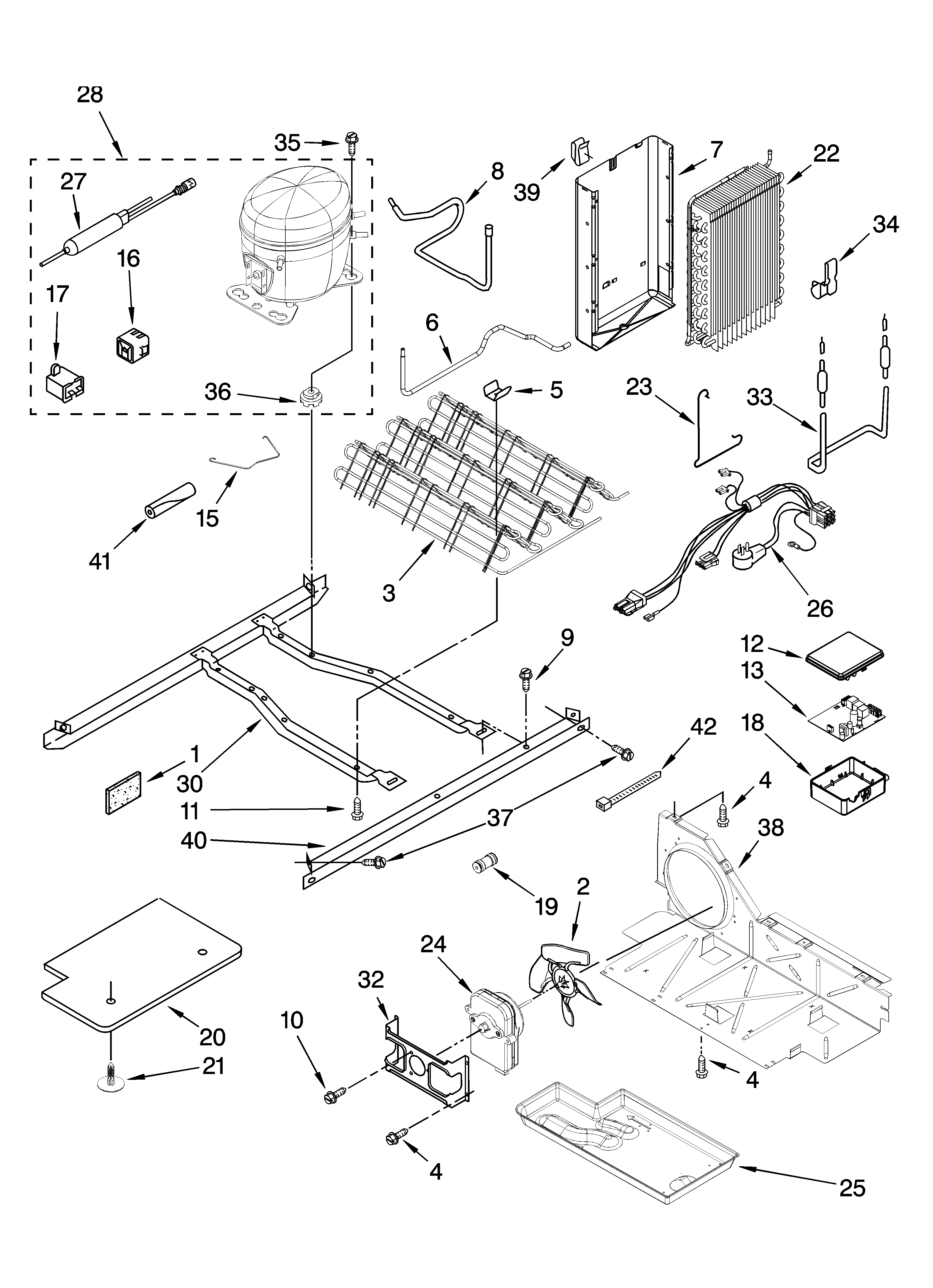 Maytag MSD2554VEQ00 unit parts diagram