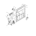 Whirlpool DU1100XTPQB door and latch parts diagram