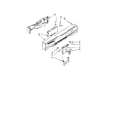 Whirlpool DU1148XTPBB control panel parts diagram