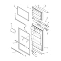 Whirlpool ER8AHKXRS03 door parts diagram