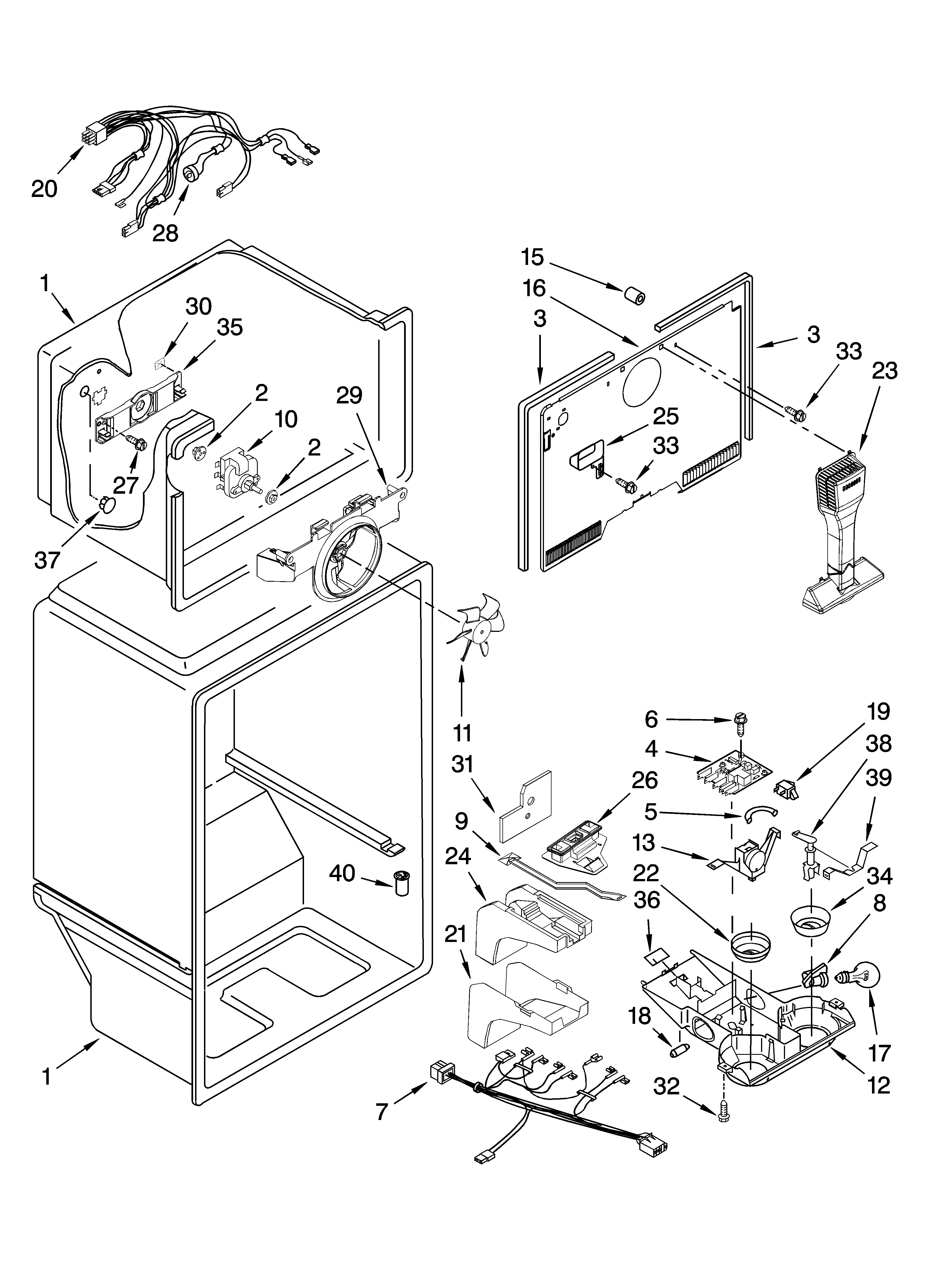 Whirlpool ER9FHKXVS01 liner parts diagram