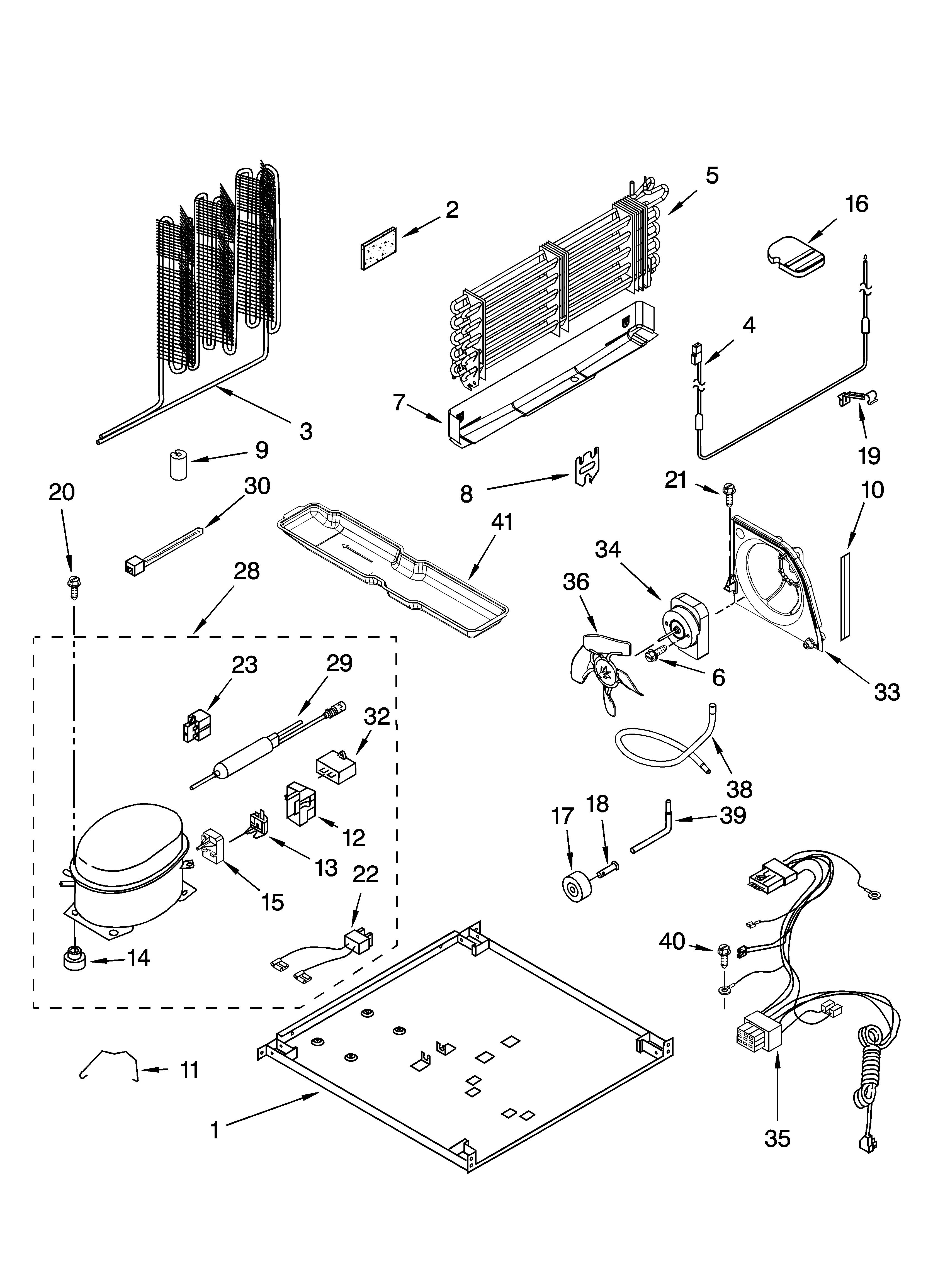Whirlpool GR9FHMXVB01 unit parts diagram