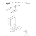 Whirlpool GU2800XTVS0 door and panel parts diagram