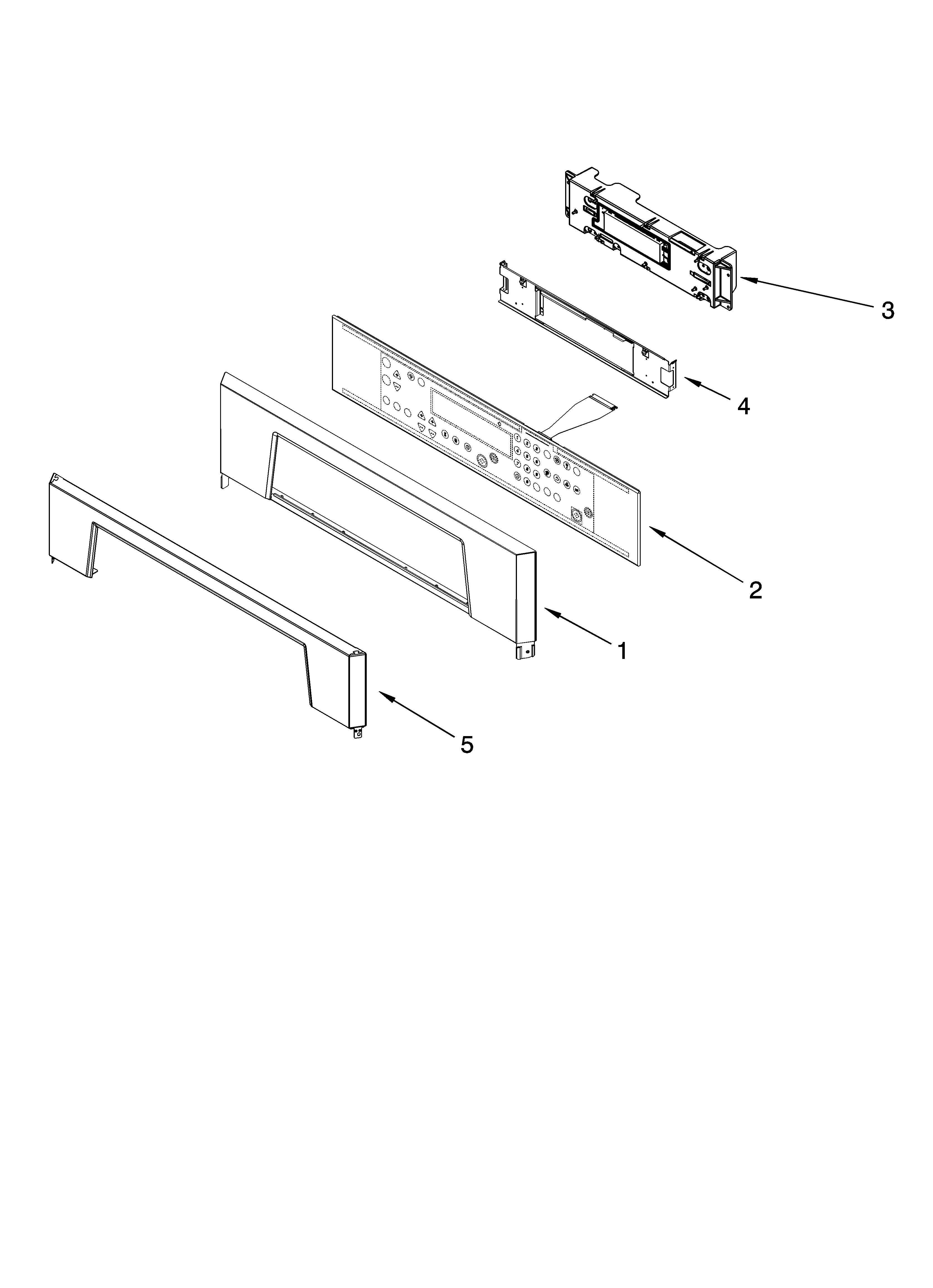 Whirlpool RBS275PVQ00 control panel parts diagram