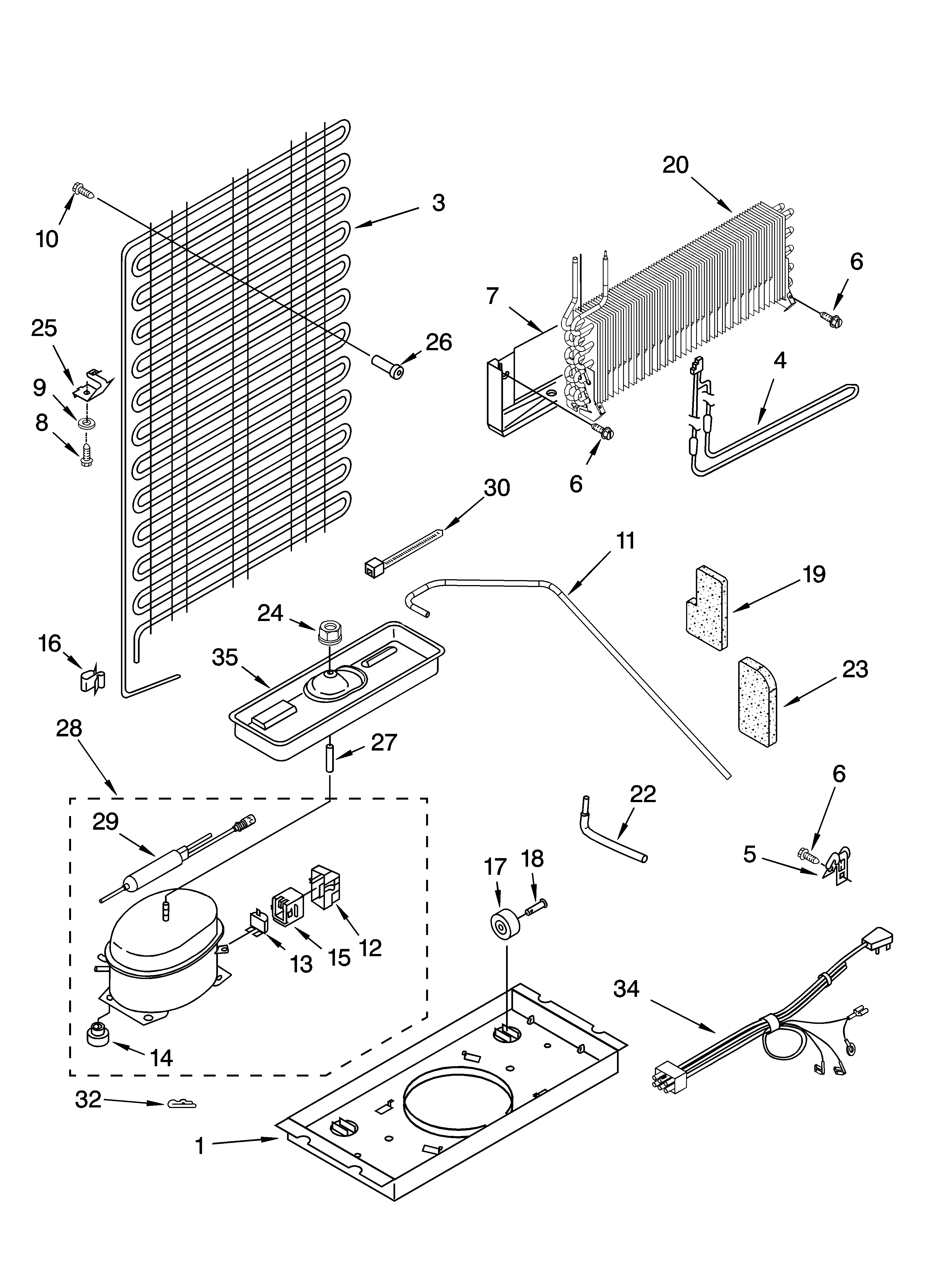 Estate TT14DKXSQ01 unit parts diagram