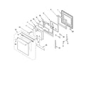 Ikea IBS330PVM00 oven door parts diagram