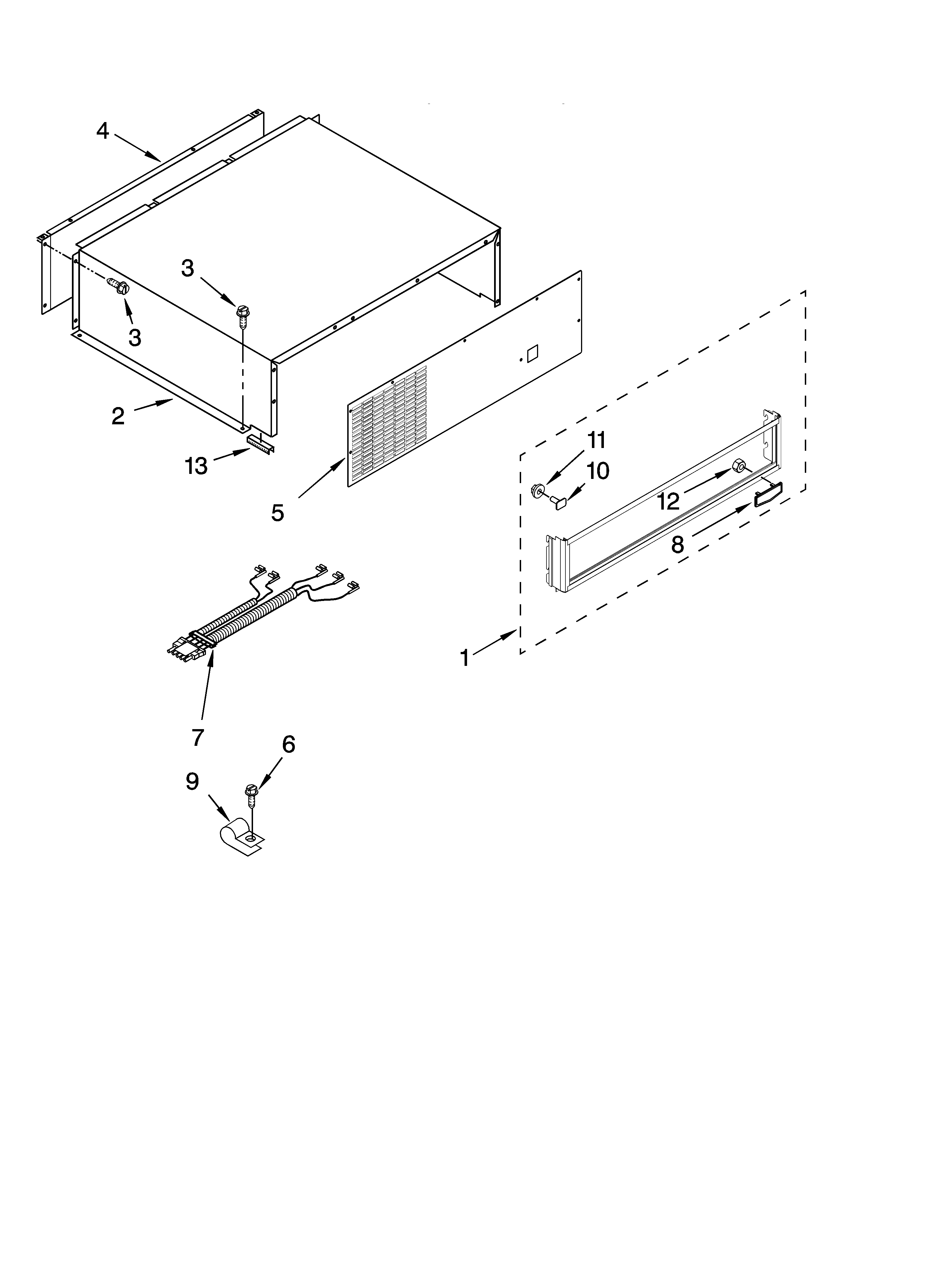 KitchenAid KSSS36FTX02 top grille and unit cover parts diagram