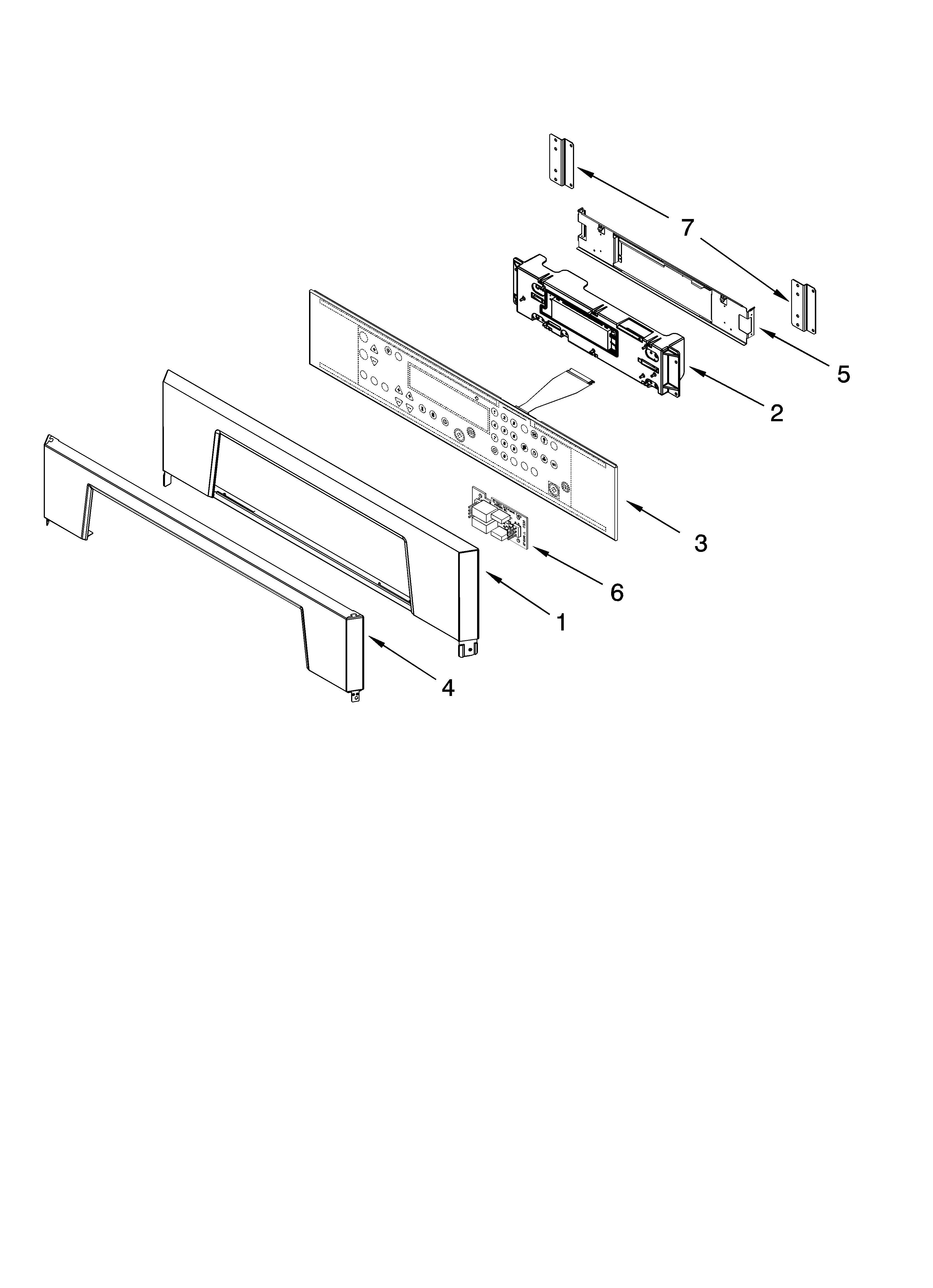 Whirlpool GBD309PVQ00 control panel parts diagram