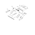 Whirlpool GBD309PVQ00 top venting parts, optional parts diagram