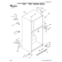 Whirlpool GR2FHMXVY01 cabinet parts diagram
