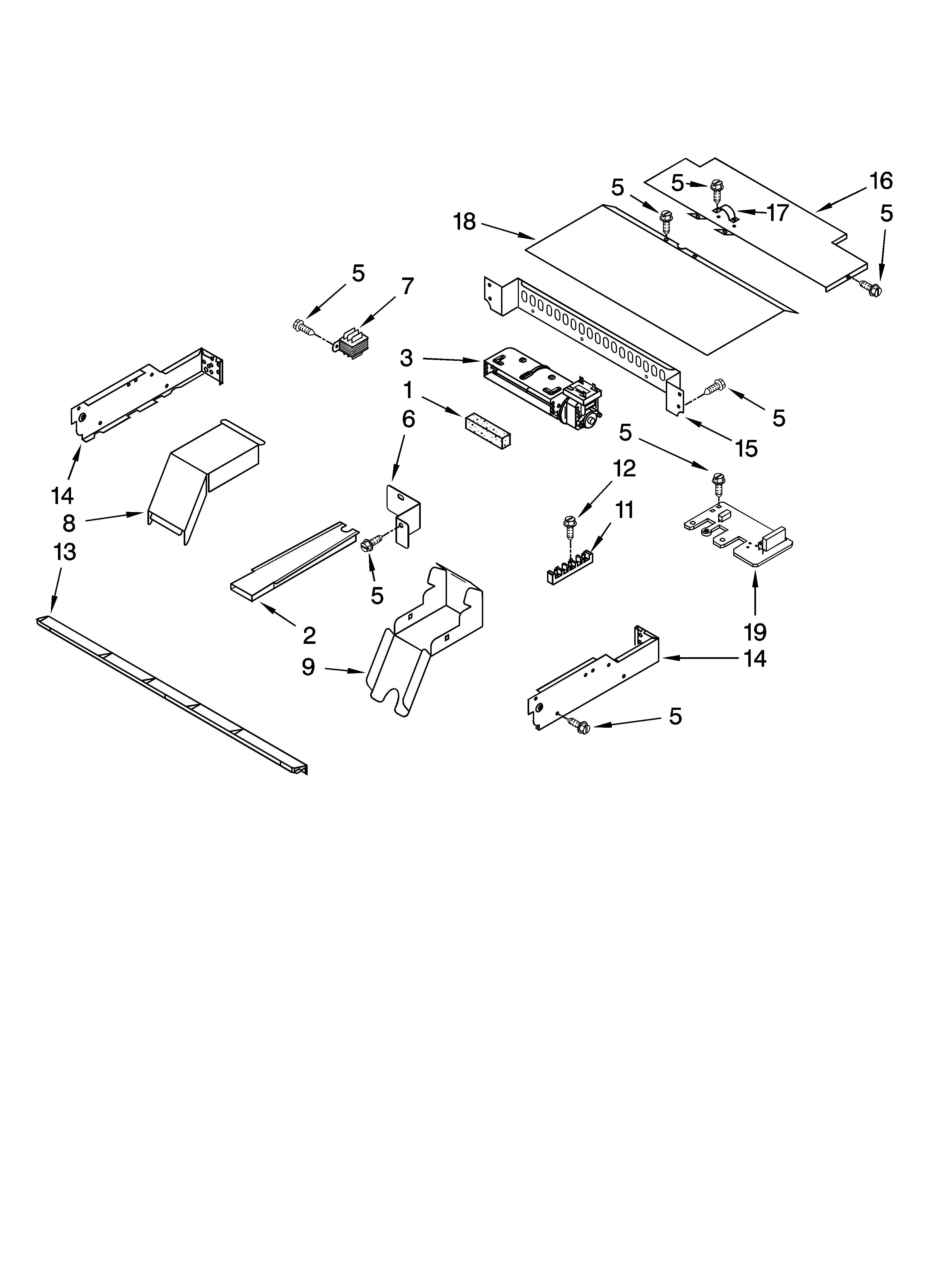 KitchenAid KEBC247VBL00 top venting parts, optional parts diagram