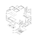 KitchenAid KFIS20XVMS00 shelf parts diagram