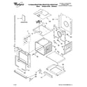 Whirlpool RBD307PVS00 lower oven parts diagram