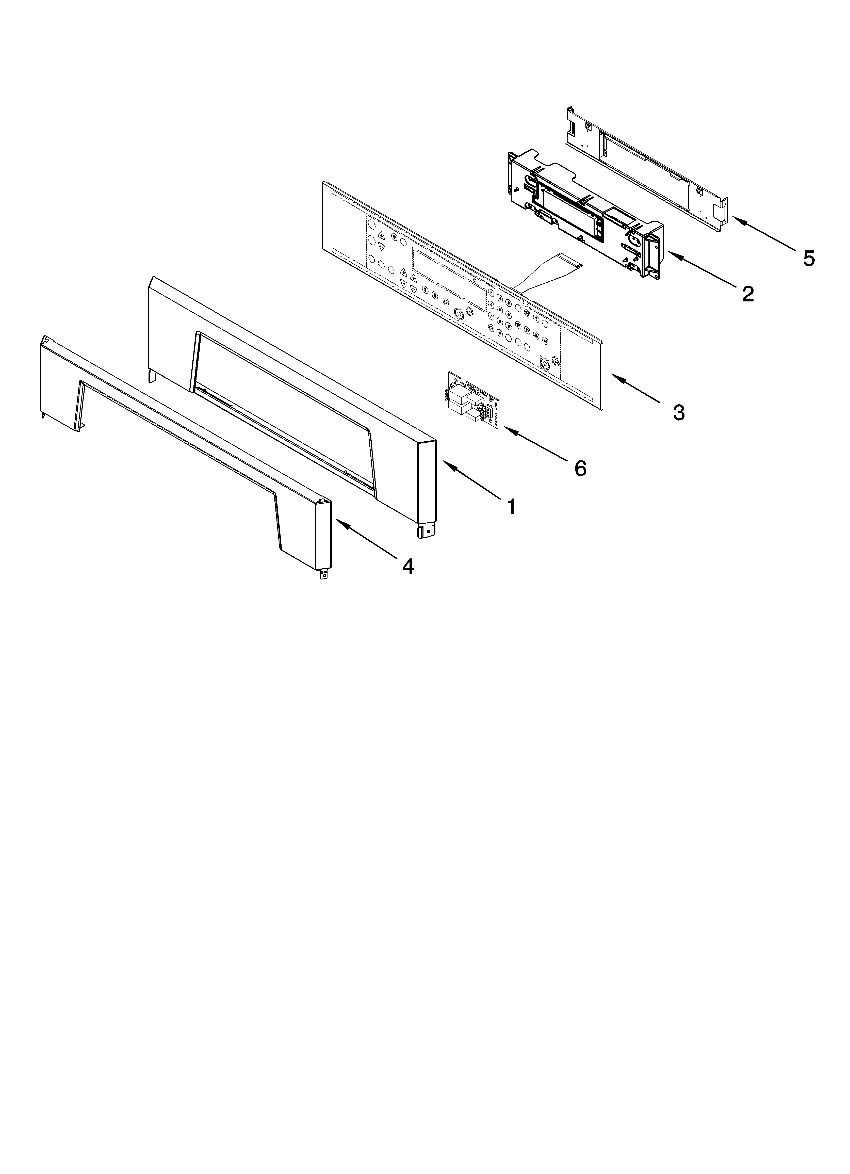 Whirlpool RBD307PVS00 control panel parts diagram