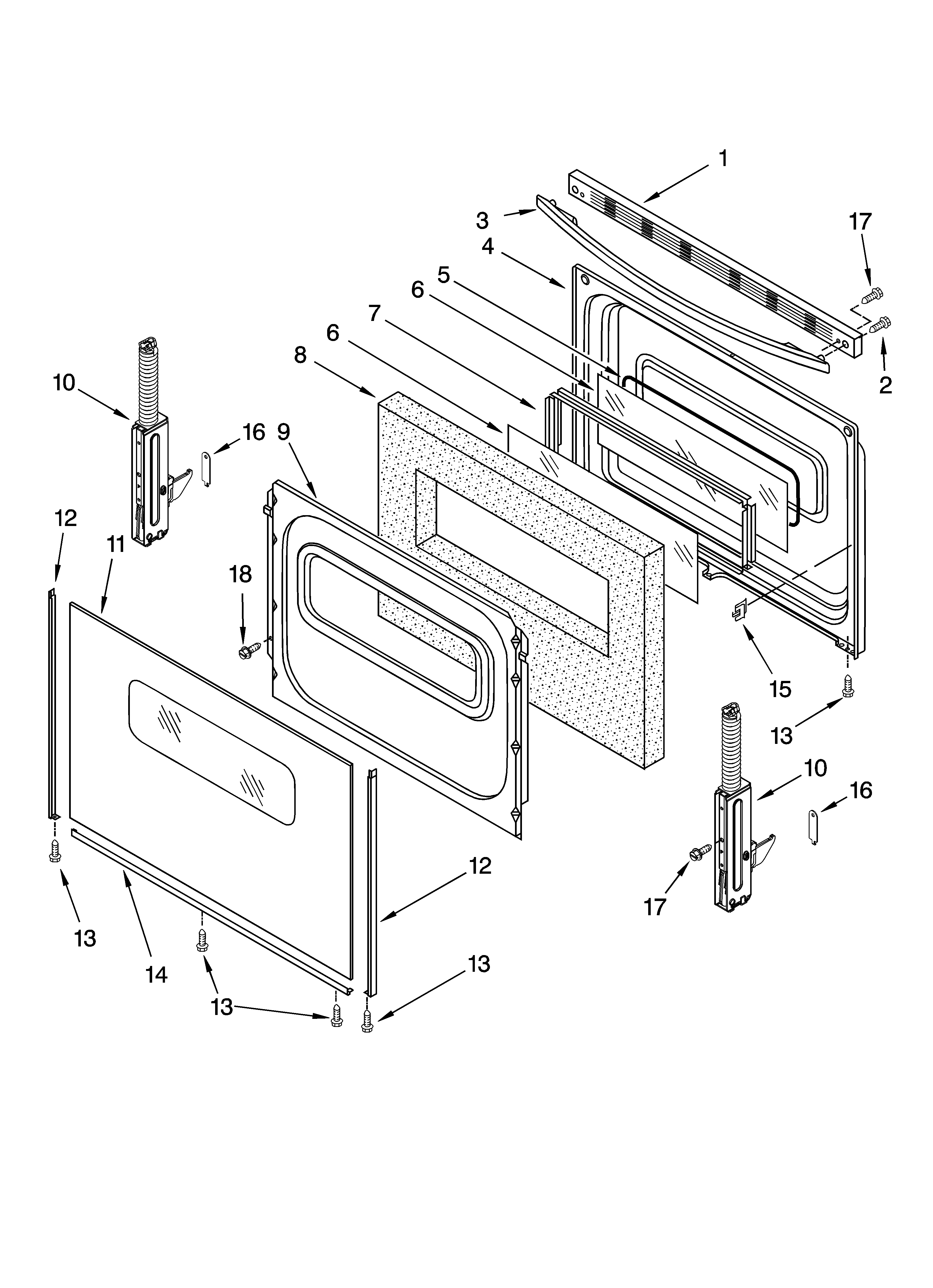Ikea YIES366RS4 door parts diagram