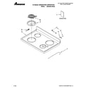 Amana AER5522VAW0 cooktop parts diagram