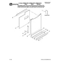 Maytag MDB8601AWS10 door and panel parts diagram