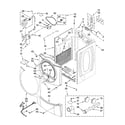 Maytag MEDE900VJ0 cabinet parts diagram