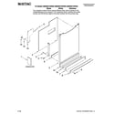 Maytag MDB4651AWB40 door and panel parts diagram