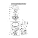Maytag MDB4651AWB40 pump and motor parts diagram