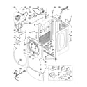 Maytag MGDE300VF0 cabinet parts diagram