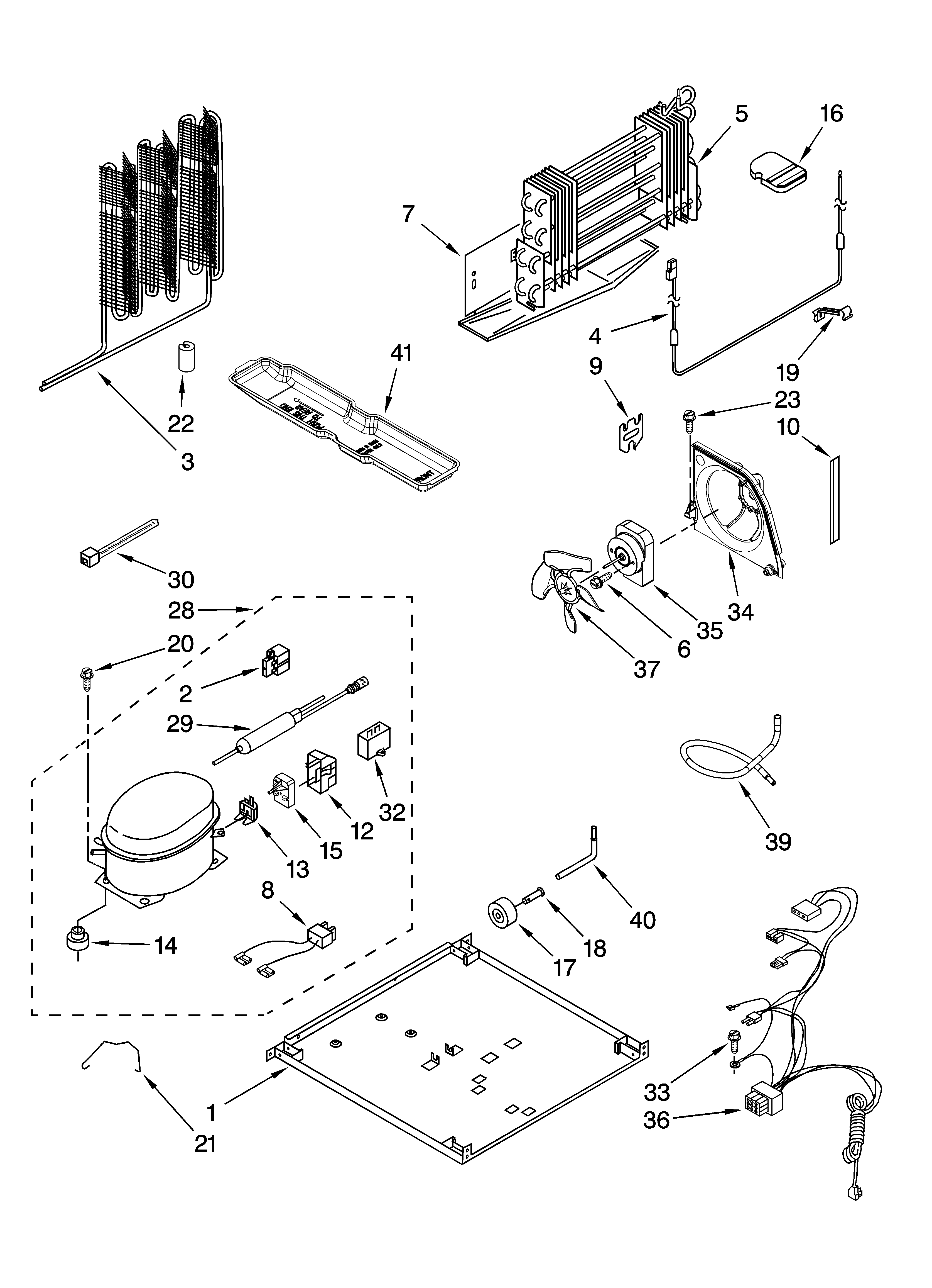 Whirlpool 8ET1FTKXKT07 unit parts diagram