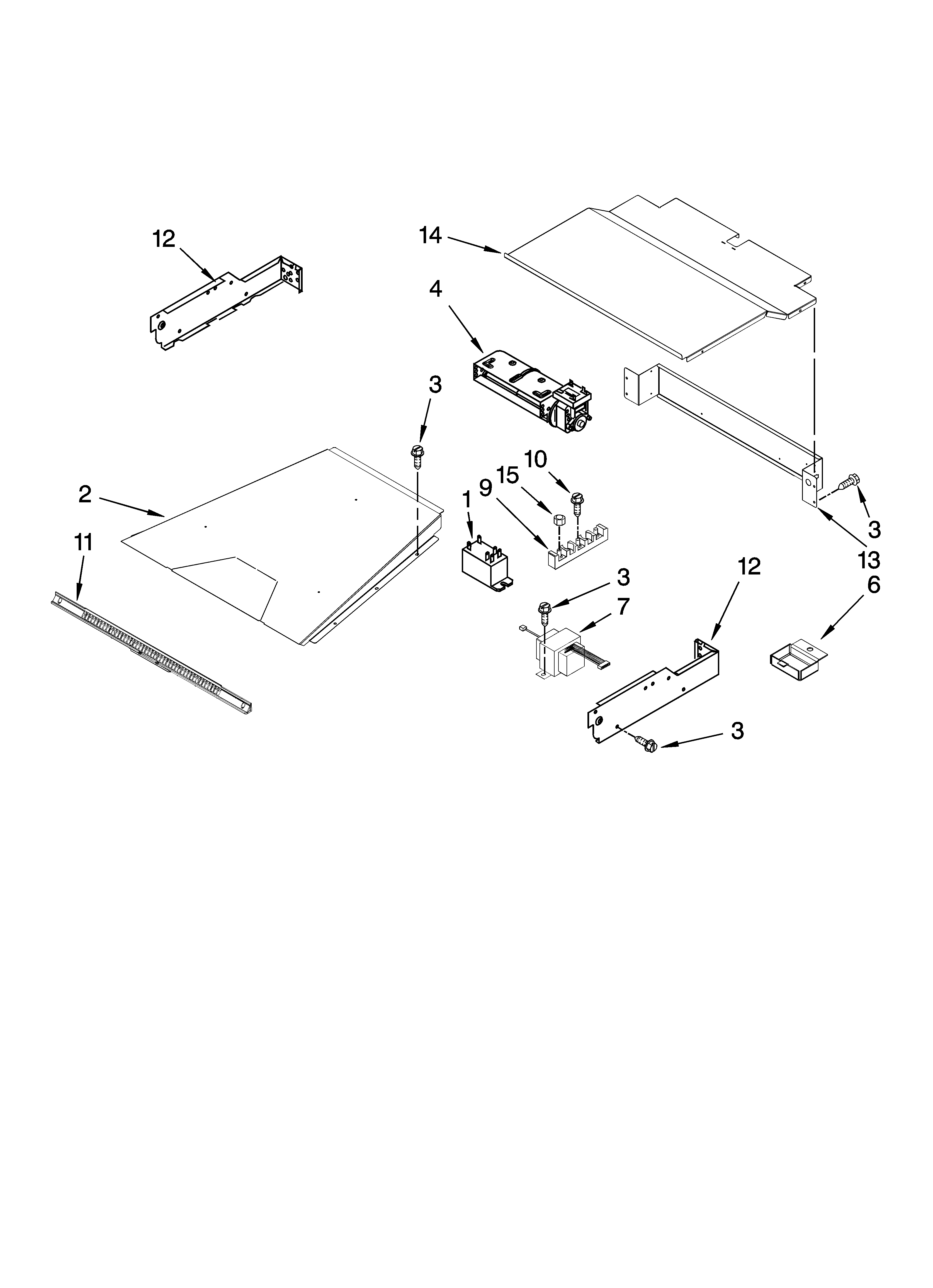 KitchenAid KEBK206SSS02 top venting parts, optional parts diagram