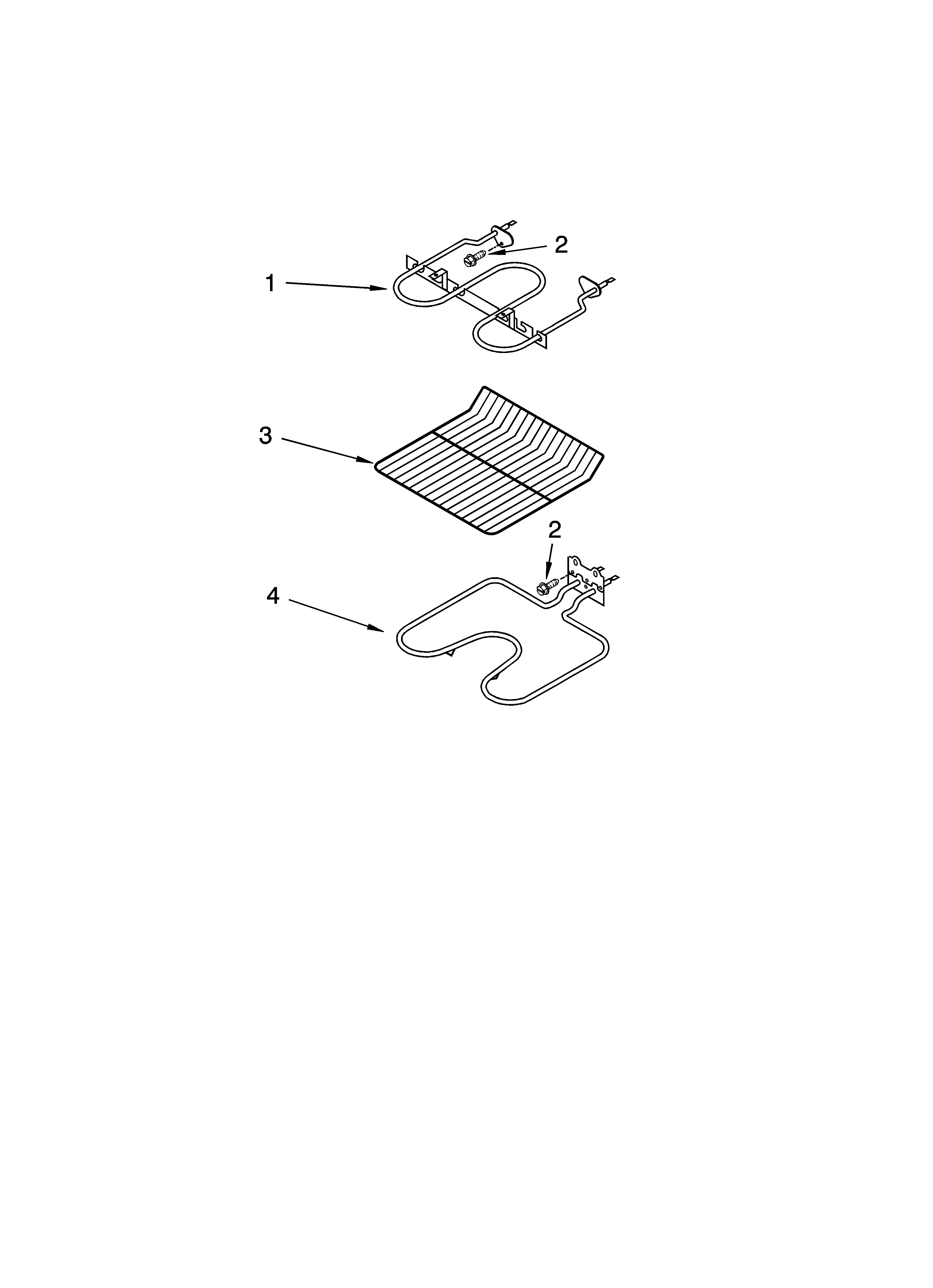 Whirlpool RBD245PRB02 internal oven parts diagram