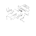Whirlpool RBS245PRQ03 top venting parts, optional parts diagram