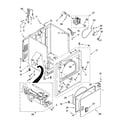 Whirlpool WGD5100VQ0 cabinet parts diagram