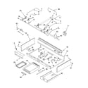 KitchenAid KGCP463KSS05 burner box, gas valves, and switches, optional parts diagram