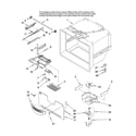 Amana ABB2227VEW10 freezer liner parts diagram