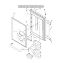 Amana ABB2227VEW10 refrigerator door parts diagram