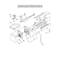 Amana ABB2227VEW10 icemaker parts, optional parts (not included) diagram